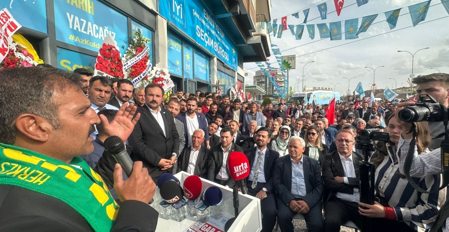Emin Yetim, Karaköprü'de seçim bürosu açtı 