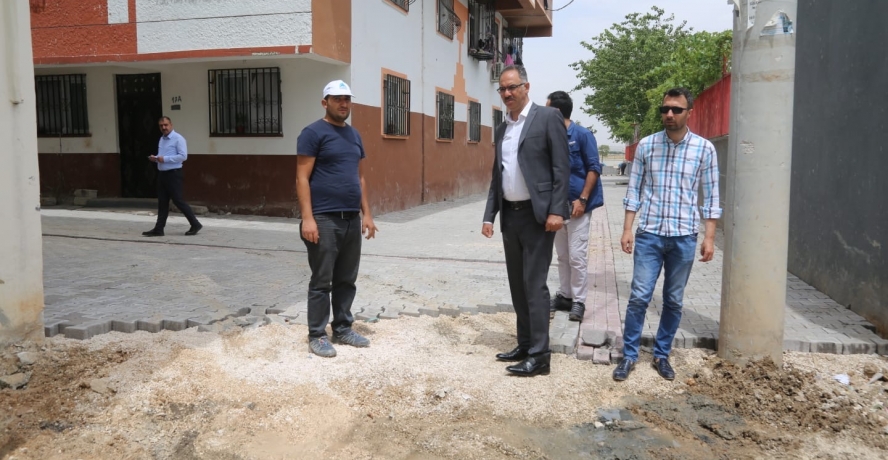 Ekipler Çalışıyor, Başkan Kuş Denetliyor