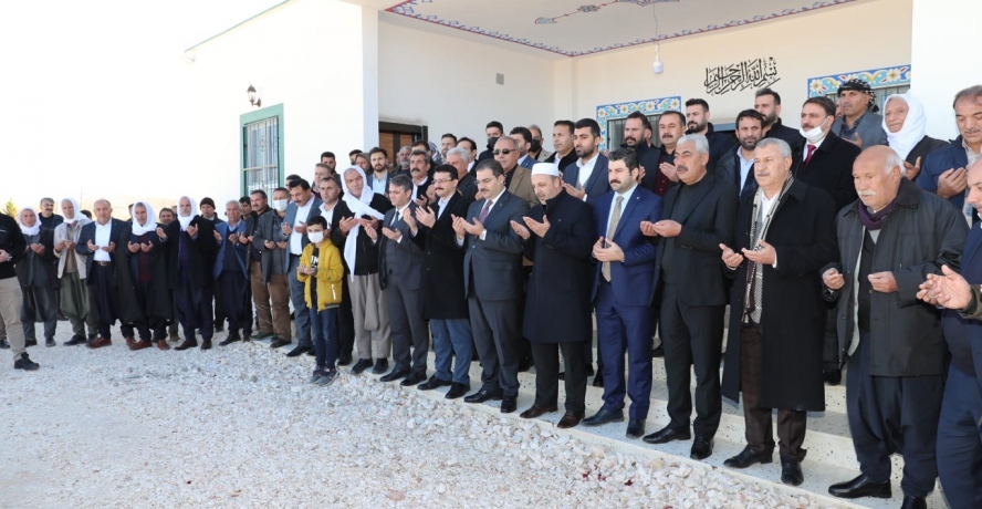 HALİLİYE’DE DUALARLA CAMİNİN AÇILIŞI YAPILDI