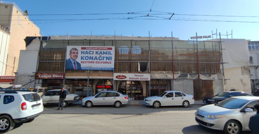 HACI KAMİL KONAĞI’NDA RESTORASYON DEVAM EDİYOR