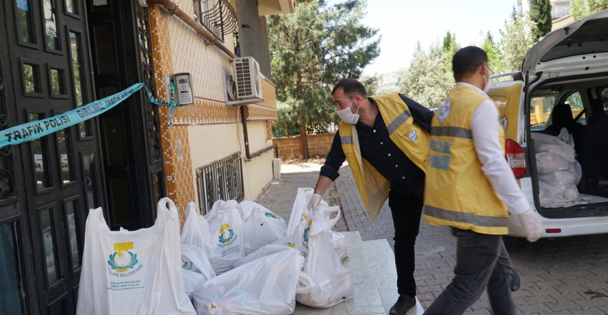 KARANTİNAYA ALINAN BÖLGELERE GIDA DESTEĞİ