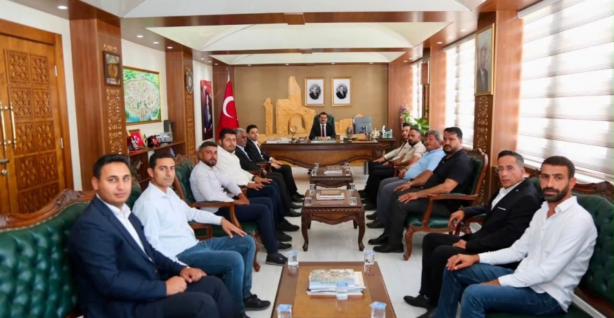 MHP HARRAN TEŞKİLATINDAN KURUMLARA NEZAKET ZİYARETİ