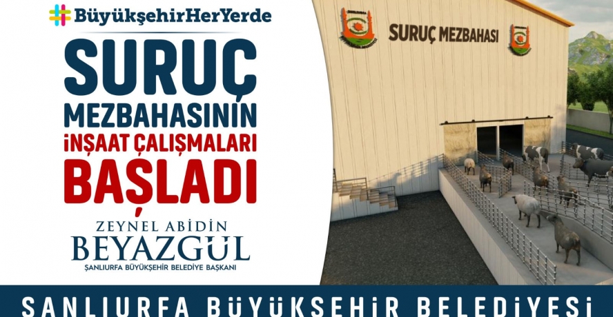 Büyükşehir’den Suruç’a bir hizmet daha 