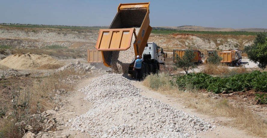 Haliliye’de Yol Ağına Devam 