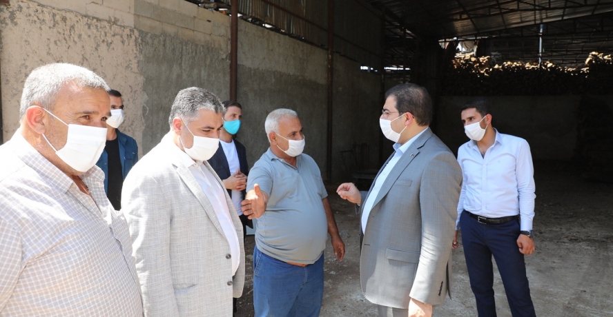 BAŞKAN CANPOLAT ODUNCULAR PAZARI ESNAFINIDİNLEDİ