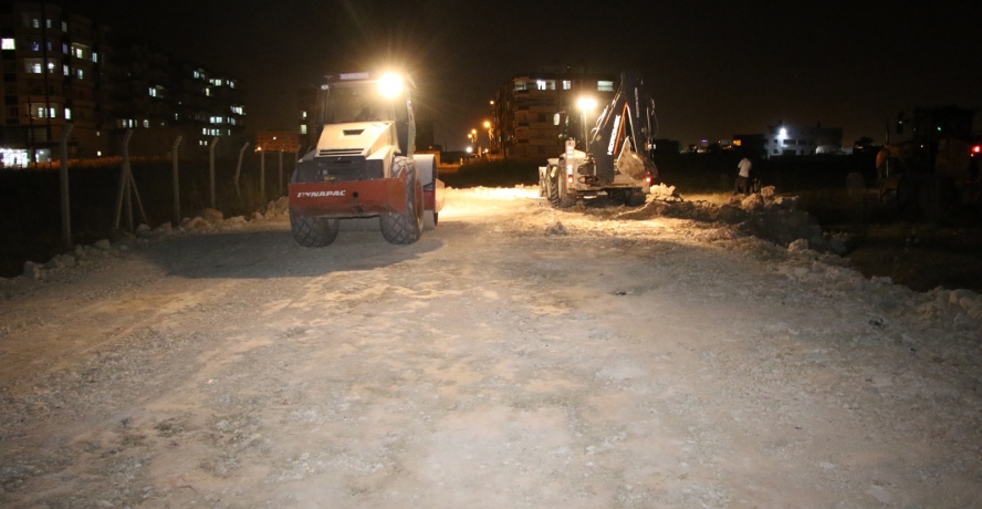 Haliliye’de Gece Mesaisi 