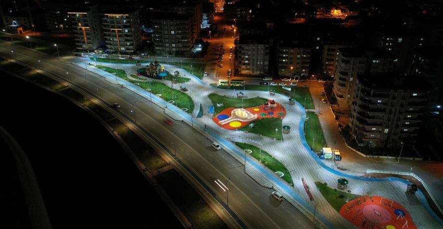 KİMLİKLİ PARKLAR, HALİLİYE’YE RENK KATTI