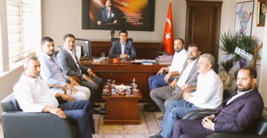 Başkan Ağan’dan Kaymakam Akıl’a hayırlı olsun ziyaretinde Bulundu.