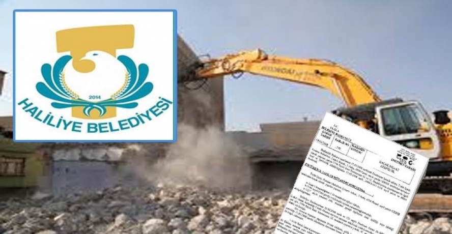 Haliliye’de kaçak yapılara geçit yok