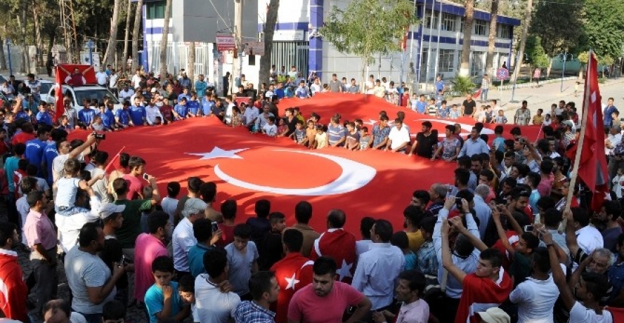 Akçakale TEK Yürek “Şehitler Ölmez” Diye Haykırdı