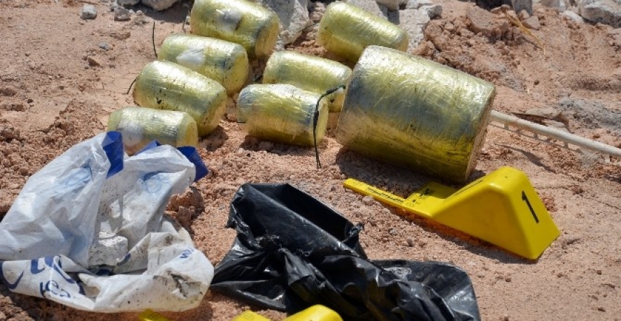 Çöp Konteynerinde Bomba Bulundu