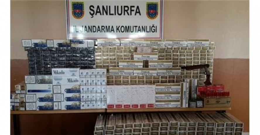 Şanlıurfa’da Kaçak Sigara Ve Uyuşturucu Hap Ele Geçirildi