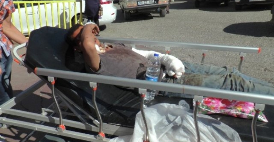 İnşaattan düşen Suriyeli işçi yaralandı