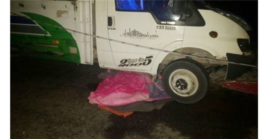 Kamyonetin altında kalan kişi hayatını kaybetti