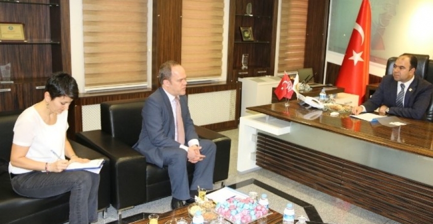 AB Türkiye Delegasyonu Siyasi İşler Müsteşarı Poupeau’yu Şanlıurfa’da