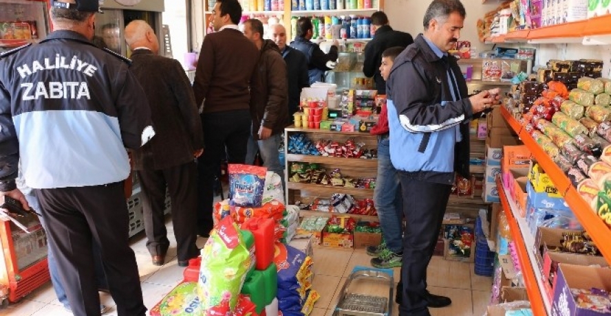 Haliliye’de Zabıtadan Sıkı Denetim