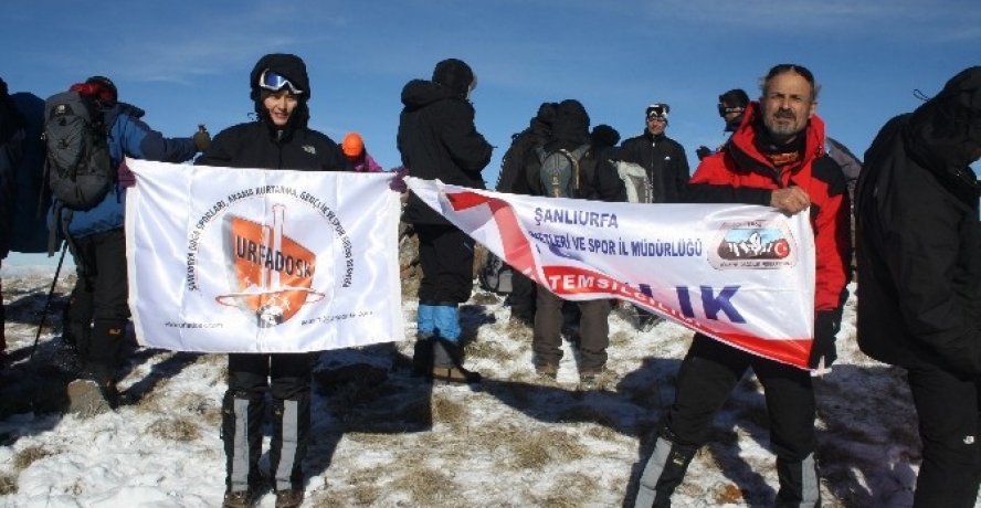 Şalıurfalı Dağcılar Sarıkamış Şehitlerini Anma Tırmanışına Katıldı