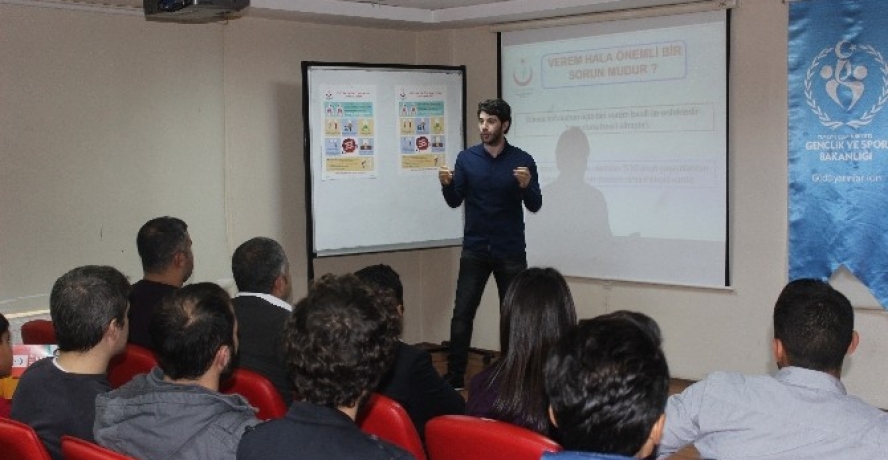 Şanlıurfa Gençlik Merkezi Veremle Savaş Eğitimi Haftası Semineri Düzenledi