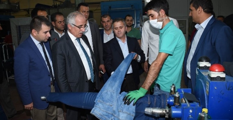 Şanlıurfa Valisi Güngör Azim Tuna OSB’yi gezdi